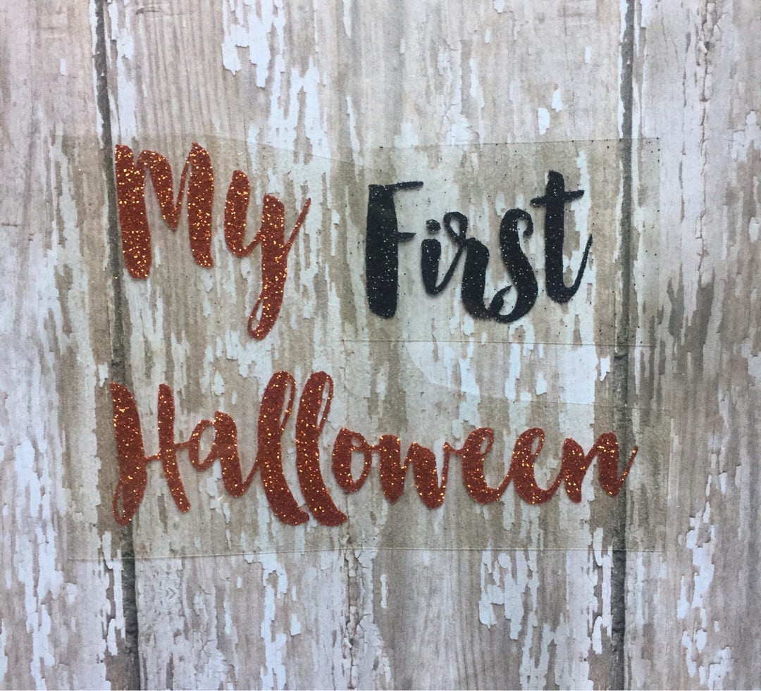 Baby&rsquo;s First Halloween Baby&rsquo;s First Halloween Iron on - Etsy