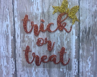 Trick or Treat Iron On Decal: DIY Halloween Shirt