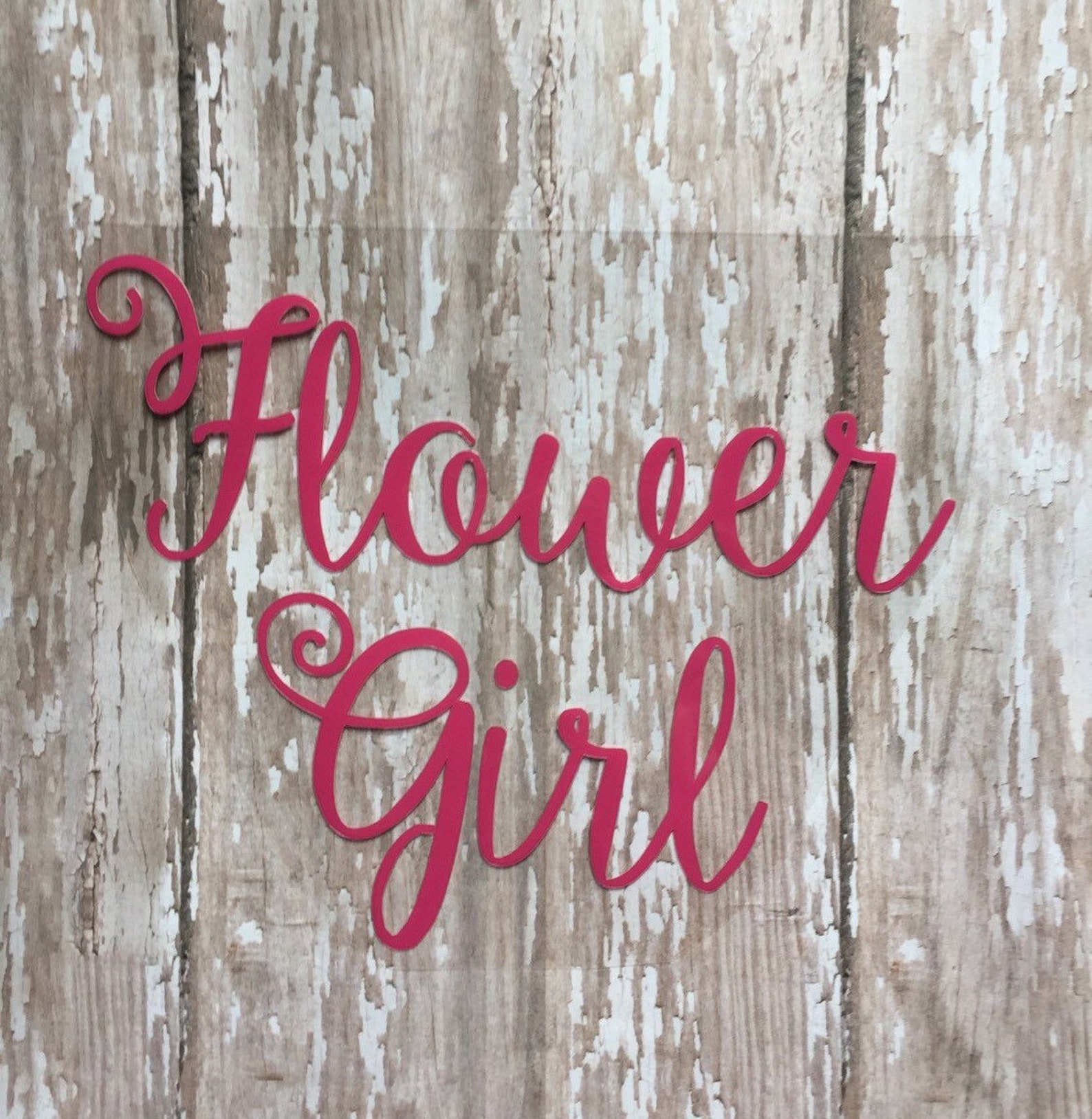 Flower Girl Iron on Decal Wedding Iron on Decal DIY Flower Etsy