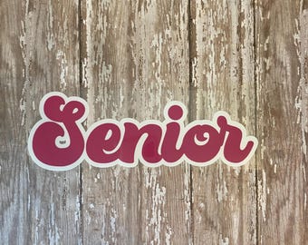 Senior Iron On Decal: DIY Graduation Shirt Heat Transfer