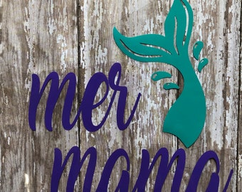 Mermaid Family Iron-on Decal: DIY Custom Shirt Heat Transfer