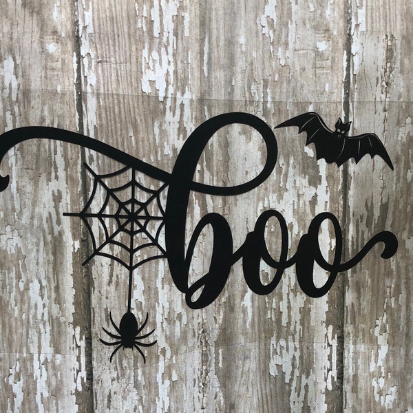 Boo Halloween Iron on Decal, Halloween Heat transfer decal, Iron on Decal, DIY Baby Halloween outfit, Boo Iron on, DIY Halloween Shirt