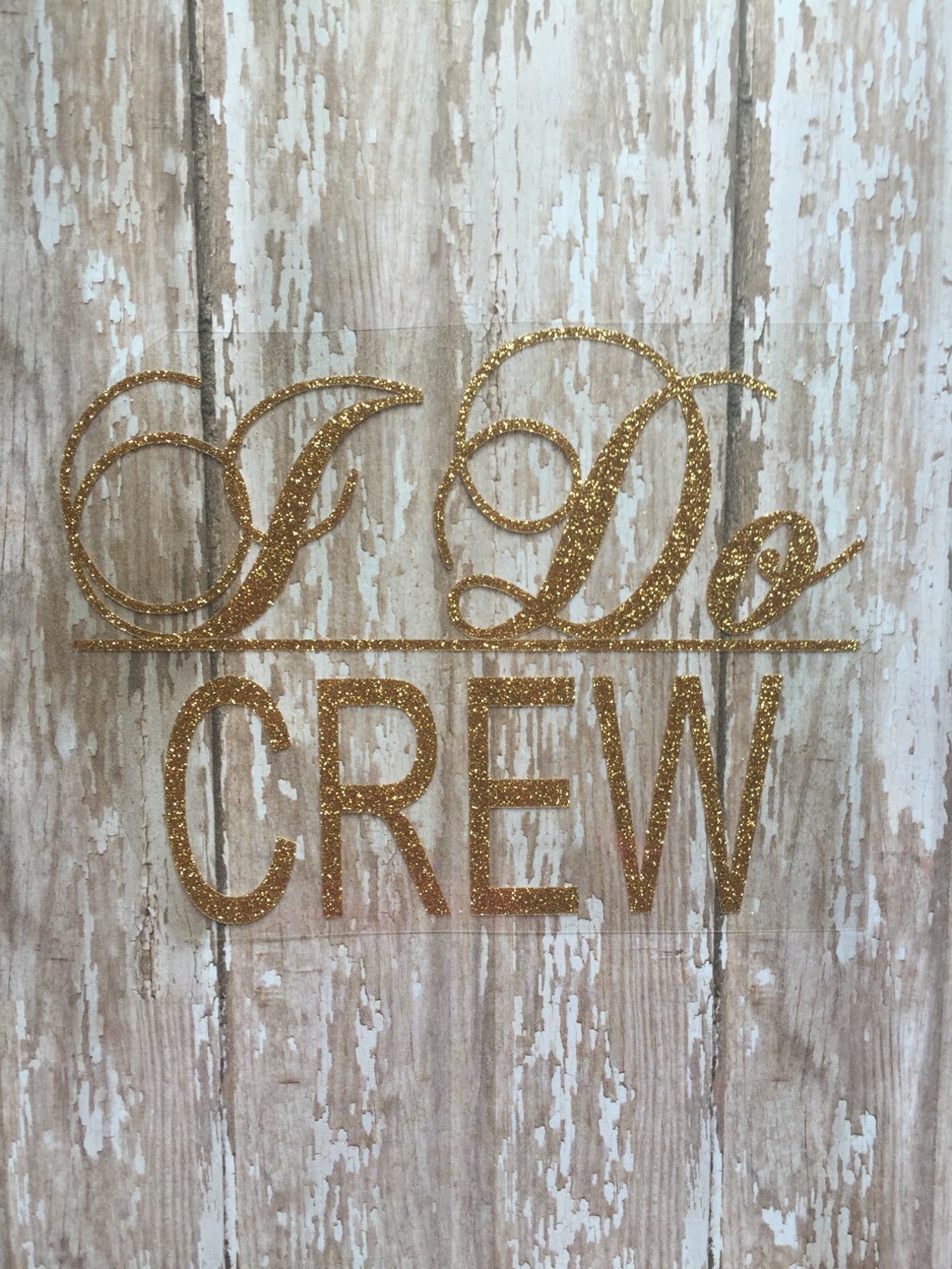 I Do Crew Iron on Decal/diy Bridal Party Shirts/ DIY Etsy