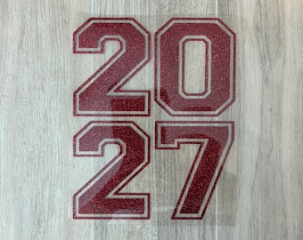 DIY Senior Shirt Iron On Decal: Graduation Heat Transfer