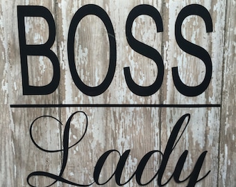 Boss Lady Iron-On Decal: DIY Shirt Transfer