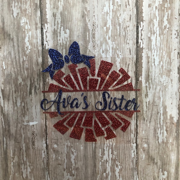 Custom Iron on Cheer Decal Etsy