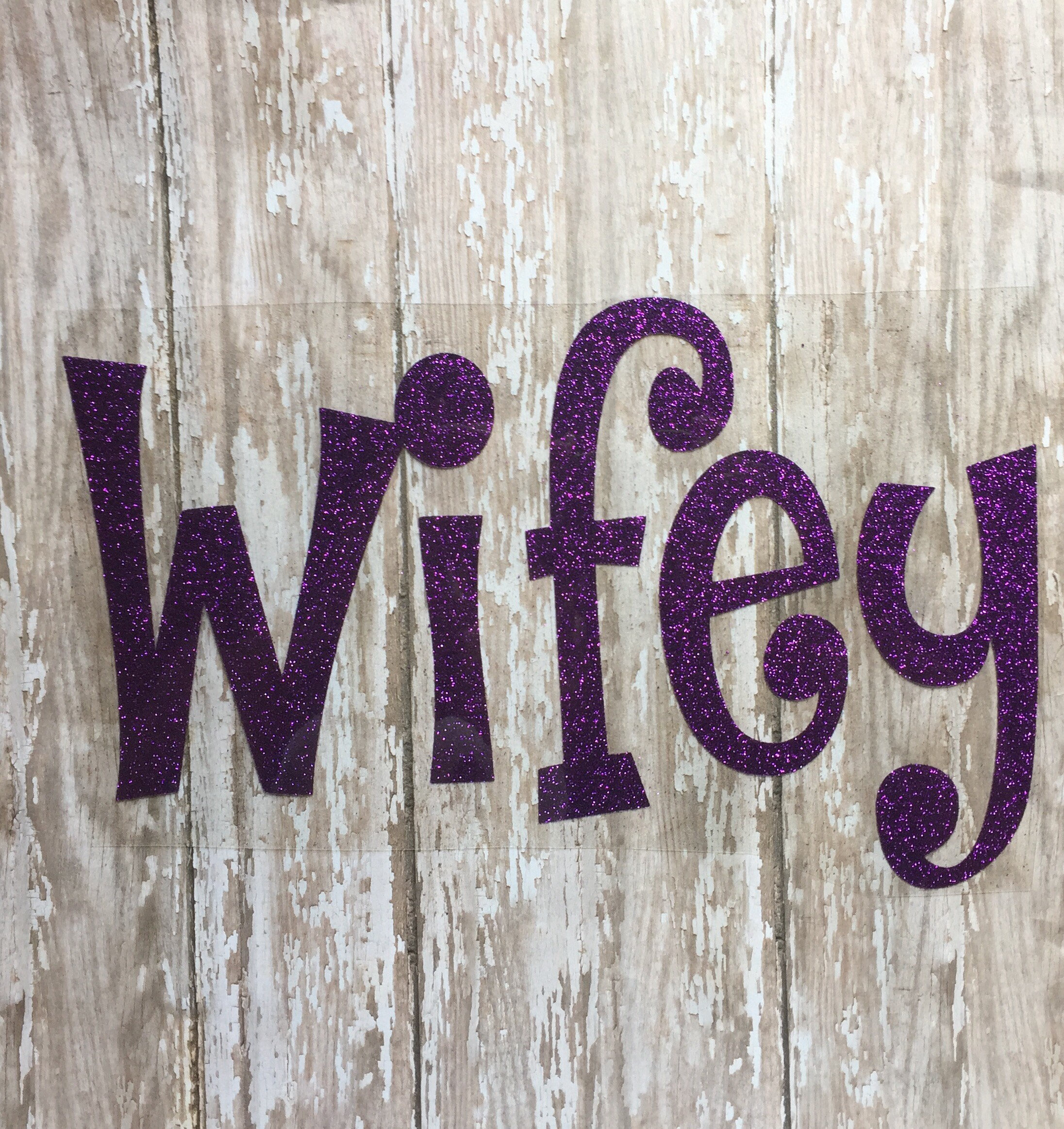 Wifey Iron on Decal Bridal Party Iron on Decal Bachelorette Etsy