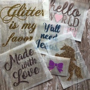 Clearance Mystery Grab Bag Iron on decals, Oops Bag Iron on decals for Baby Girl or boy, Girl or boy iron on decal set, girl or boy decals