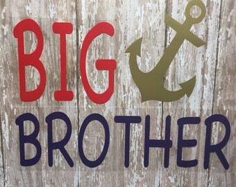 Big Brother or Little Brother Iron on Decal/DIY Big Brother/Little Brother Shirts/ DIY Little Brother Onesie