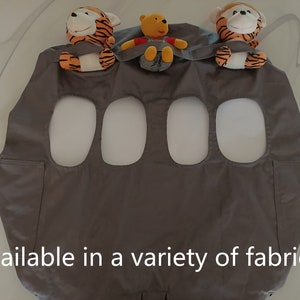 NEW PRODUCT on SALE :Shopping trolley cover with pockets/trolley cart liner/shopping cart cover-Single or double seat