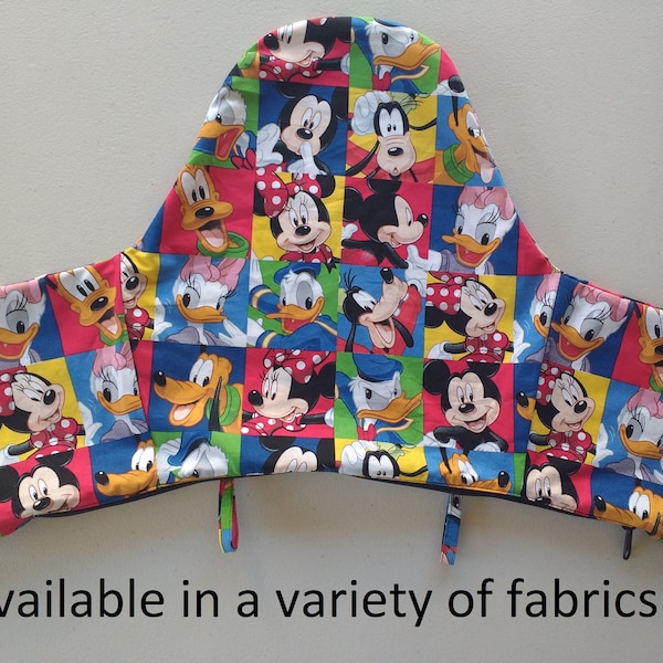 IKEA Highchair Cushion Cover - High Chair Cover for the KLÄMMIG/PYTTIG Cushion - Antilop Highchair Cover - Pillow Slipcover-Mickey-Minnie