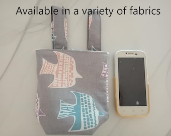 Pochette latérale pour fauteuil roulant : sac de rangement en coton avec doublure imperméable