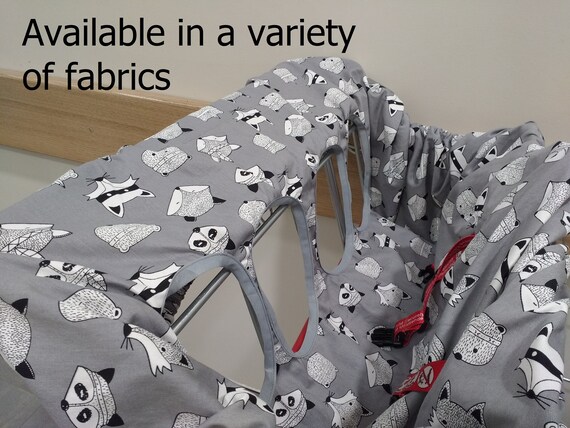 On Sale Shopping Trolley Cover Trolley Cart Liner High Chair Cover Shopping Cart Cover Single Or Double Seat Multiple Patterns Available