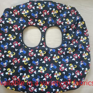 ショッピングトロリーシートカバー / ショッピングカートカバー / シングルまたはダブルシート用トロリーシートライナー - ミッキーマウスとドナルドダックのテーマ
