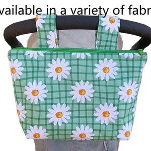 Organizador de cochecito con cremallera - Mini bolso impermeable - Organizador de cochecito - Caddy para cochecito - Bolsa para pañales