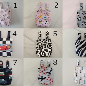 Wheelchair Side Pouch: Cotton Organizer Bag with Waterproof Lining