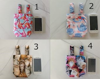 Pochette latérale pour fauteuil roulant : sac de rangement en coton avec doublure imperméable