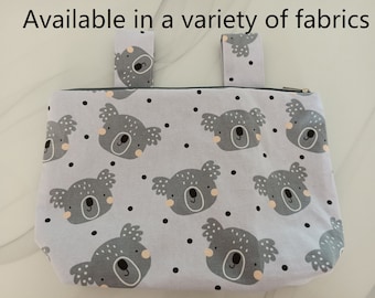 ジッパー付きベビーカーキャディ：防水ライニング付きベビーカーオーガナイザー