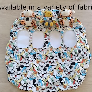 Shopping Trolley Cover with Pockets: Handmade Cotton Cart Liner