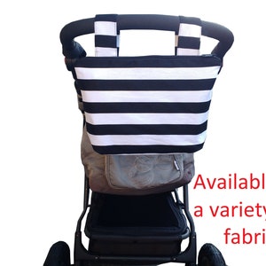 Organizador de cochecito con cremallera - Mini bolso impermeable - Organizador de cochecito - Caddy para cochecito - Bolsa para pañales