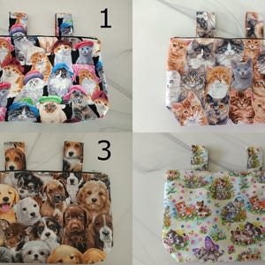 Borsa laterale per sedia a rotelle con cerniera: organizer in cotone per sedia a rotelle