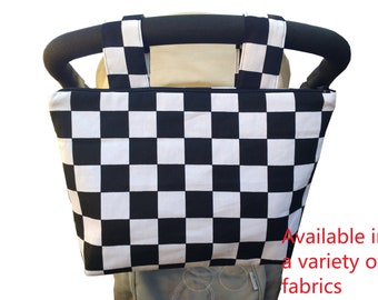 Pram caddy with zipper - pram organiser - mini wet bag - stroller organiser - stroller caddy - diaper bag