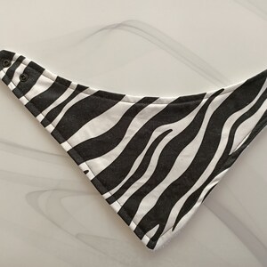 Cotton Bandana Baby Bib: Absorbent Terry Towel Backing