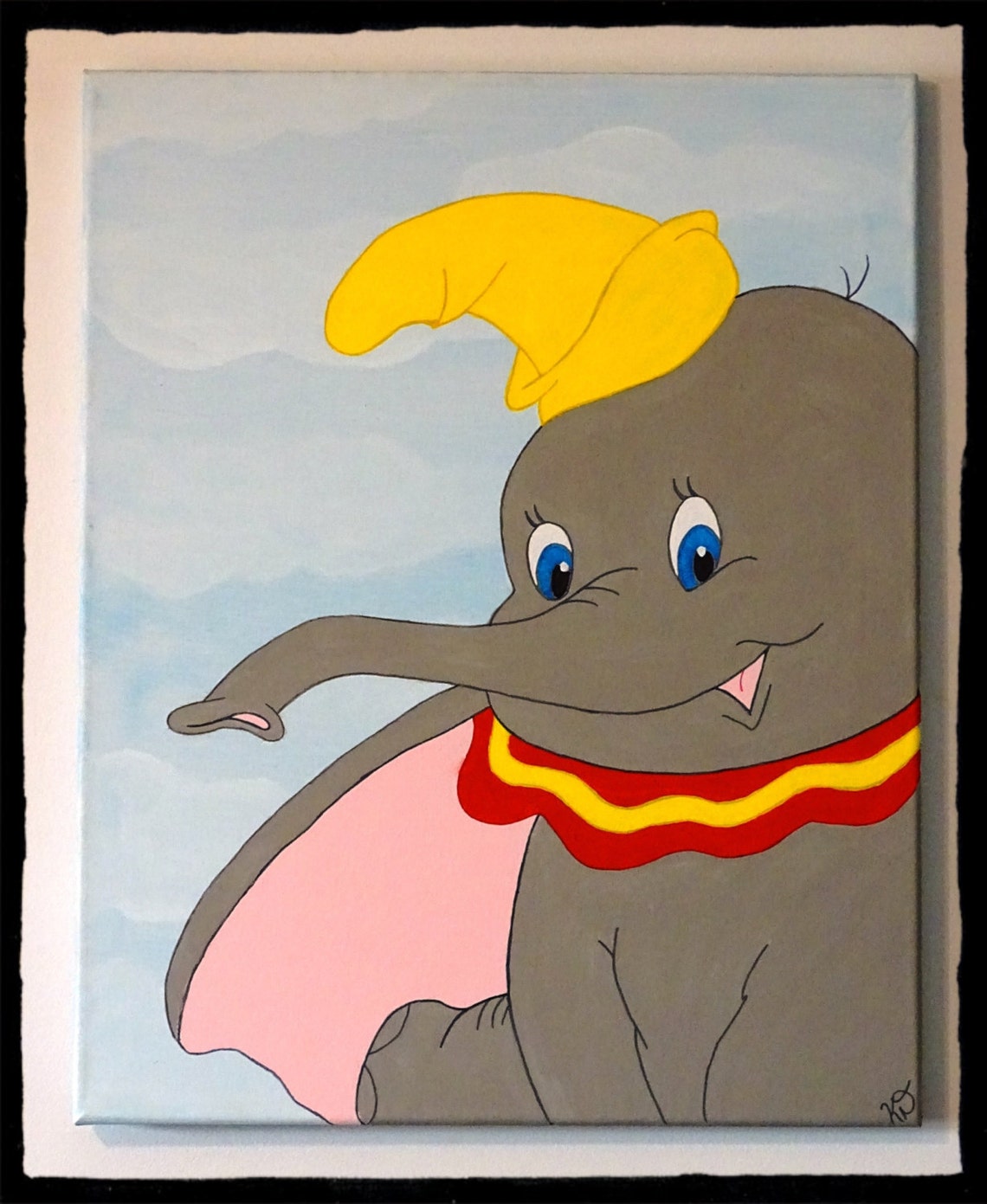 Disney's Dumbo Inspired Painting Etsy