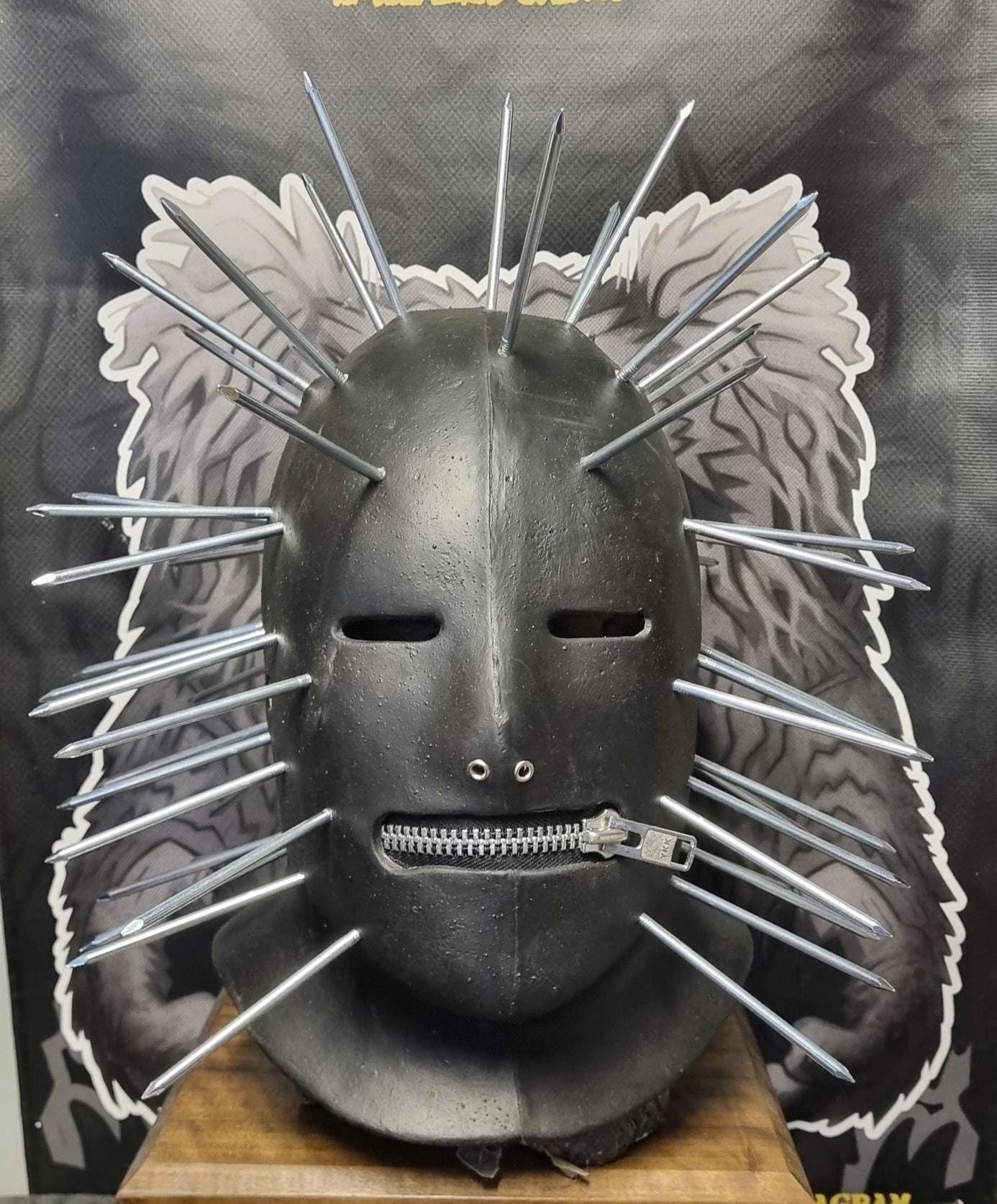 スリップノット クレイグ133MHz ラバーマスク slipknot タグ付き Slipknot/スリップノットラバーマスク 133MHz クレイグ