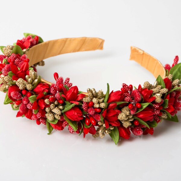 Tulip Flower Crown Etsy