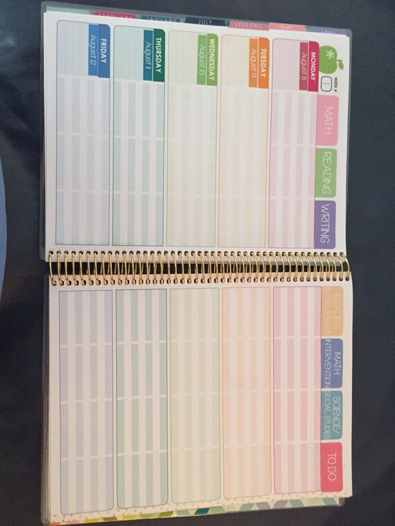 VÃ½sledek obrÃ¡zku pro teachers planner erin condren