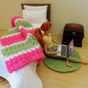 Barbie cheap doll blanket