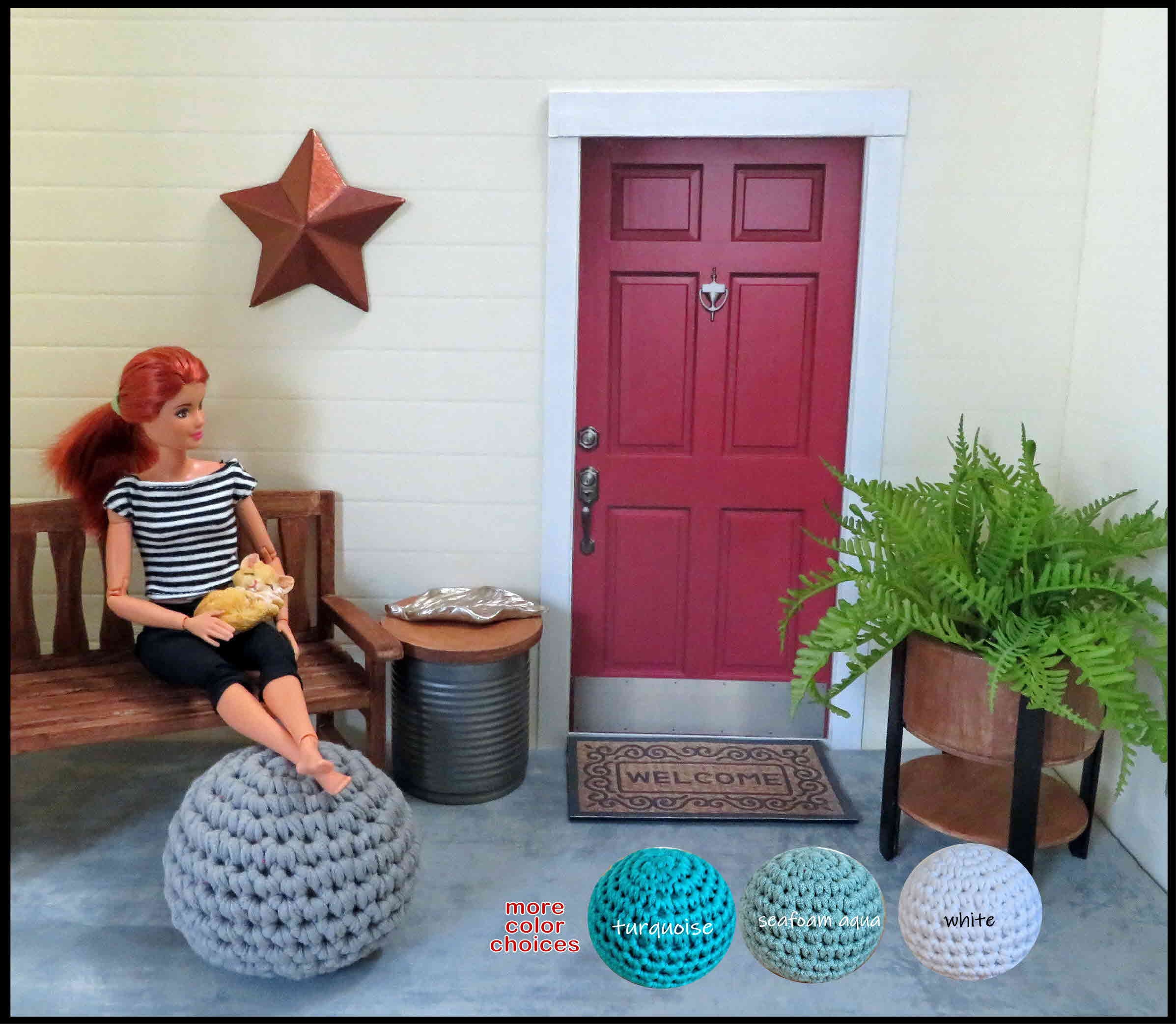 Buy Barbie Ottoman Pouf Online In India India