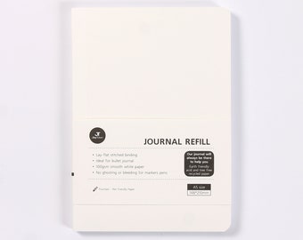 Recharge pour cahier A5, couverture en cuir, pages de recharge pour carnet