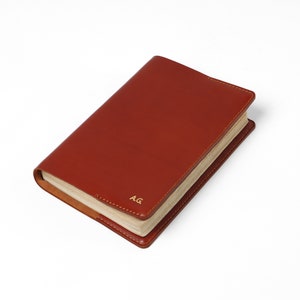 Custom Made Leather Book Cover Personalised Leather Book Covers