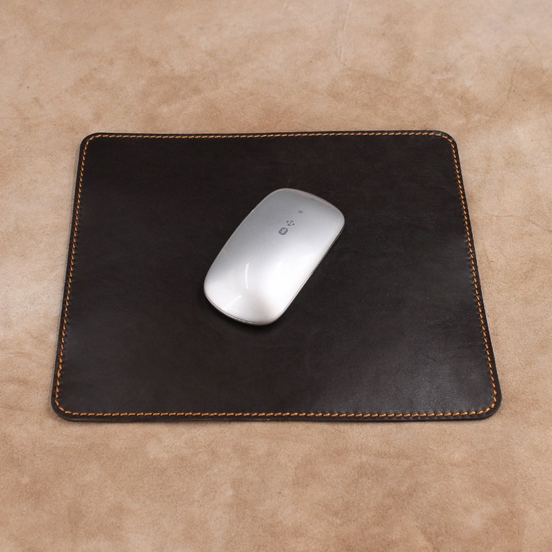 Leather Mouse Pad Real Leather Mouse Mat Leather Mouse Pad Etsy