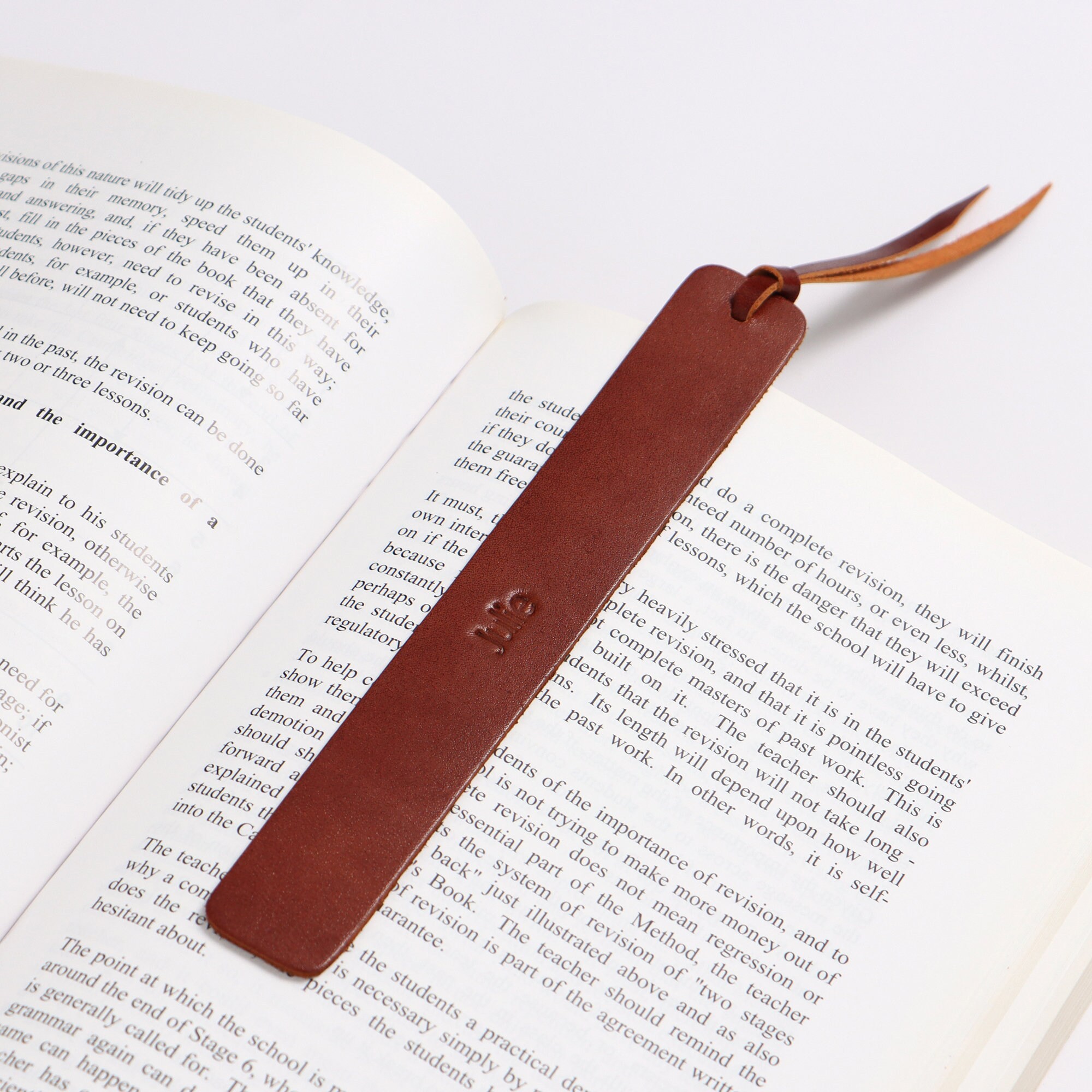 Leather Bookmark Personalised Bookmark Book Lovers Gift Bible - Etsy UK