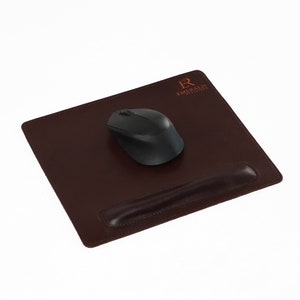Personalized Leather Mouse Pad Office Mouse Mat Desk Decor