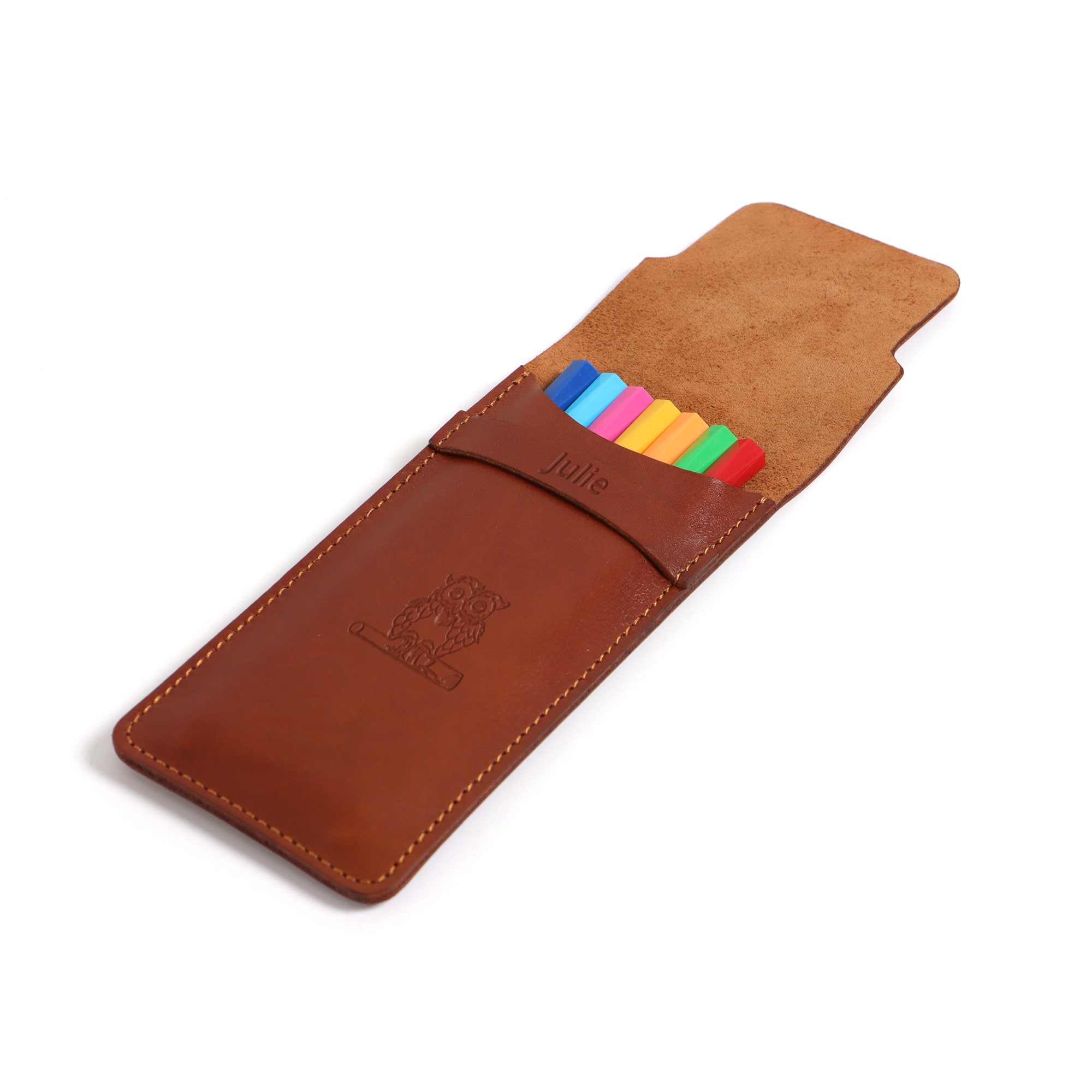 Pencil me hotsell in leather flat
