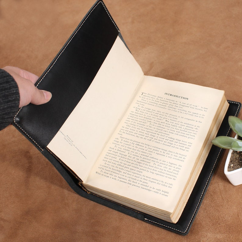 Custom Made Leather Book Cover Personalised Leather Book Etsy UK