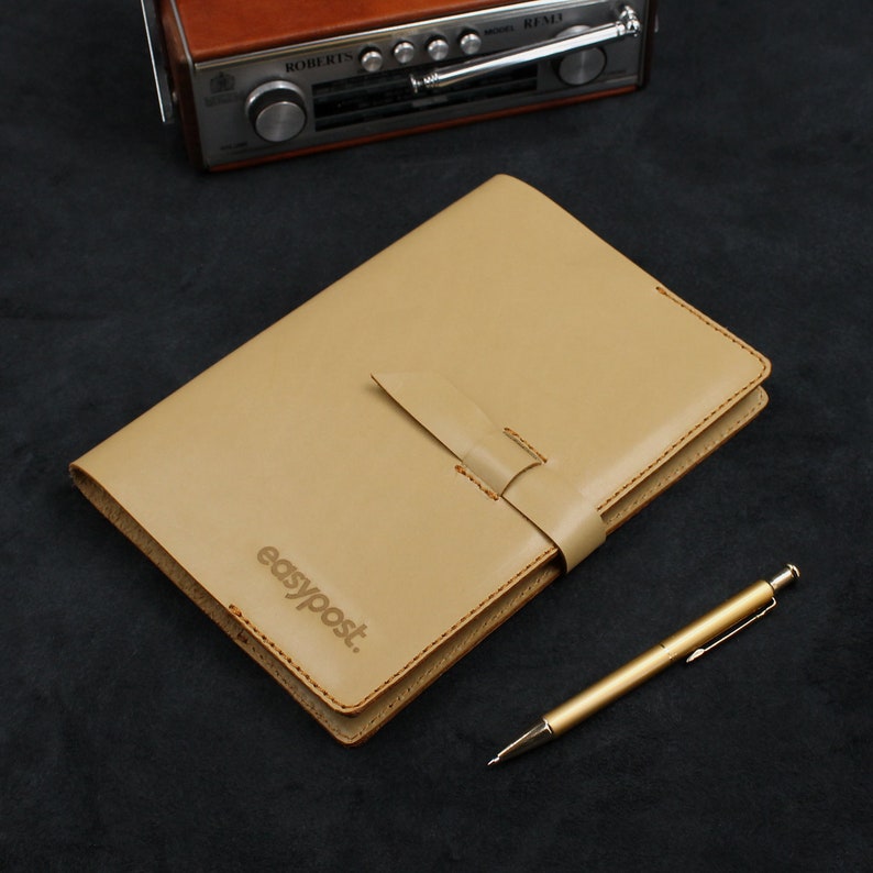 Refillable A5 Notebook Leather Journal Personalised Notebook Etsy