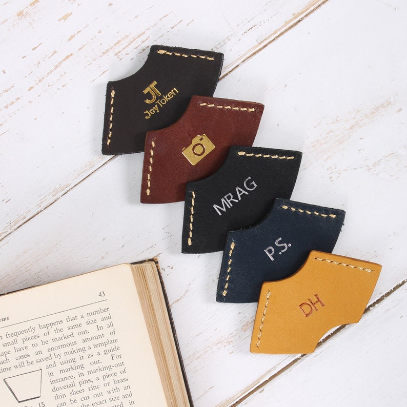 Personalized Leather Bookmark As Best Gifts For Book Lovers 