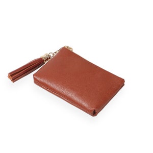 Personalised Leather Pouch Gift for Her  Leather Coin Pouch Leather Coin Purse