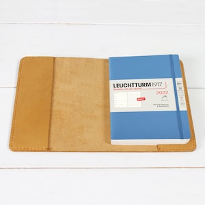 Copertina in pelle pieno fiore Leuchtturm 1917 – Quaderno personalizzato