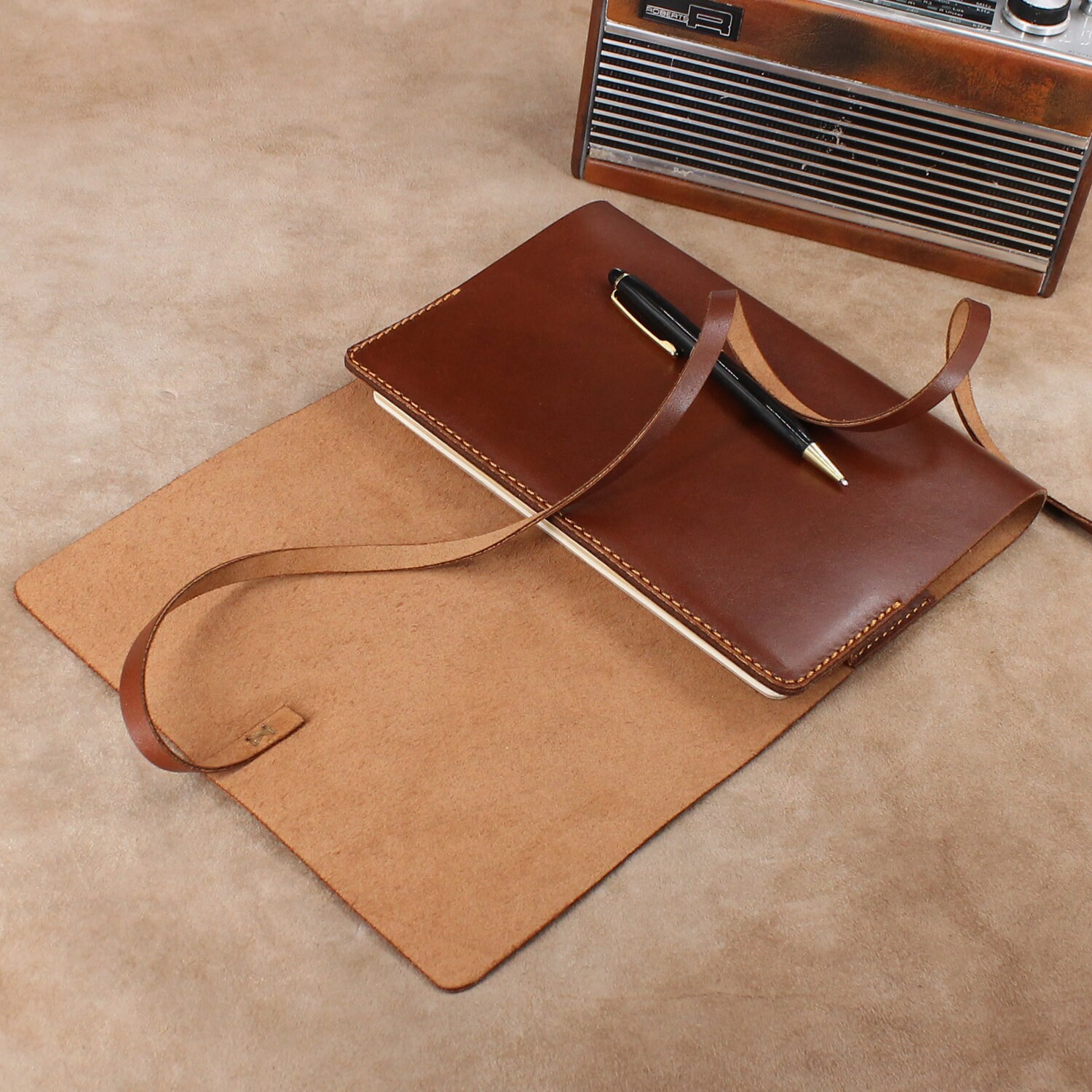 A5 Leather Personalised Notebook Leather Traveler's Etsy