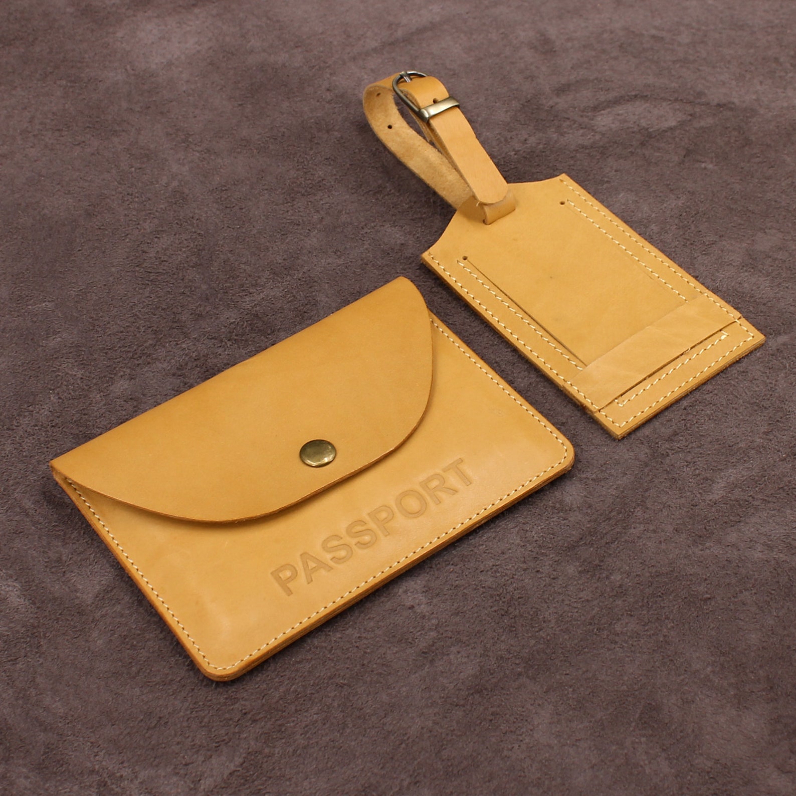 Travel Document Holder Sleeve Leather Passport Sleeve Case Etsy