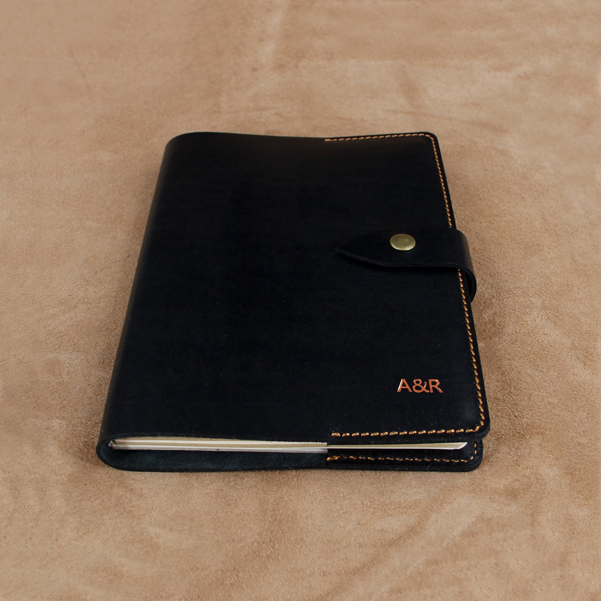 Refillable Leather Journal A5 Notebook Personalised Notebook Etsy UK