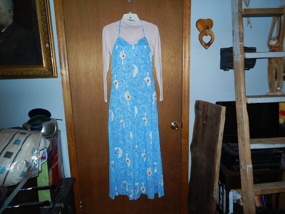 Vintage Halter Gown and Coverup