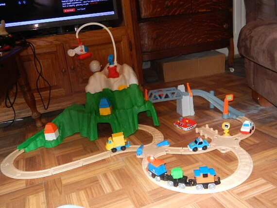 fisher price mountain train set