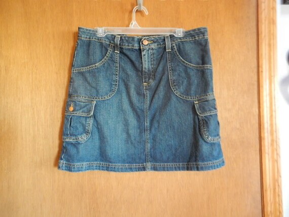 old navy denim skirt